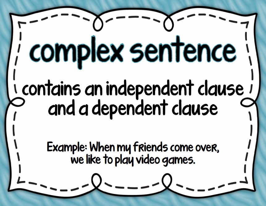 22. COMPLEX SENTENCE
