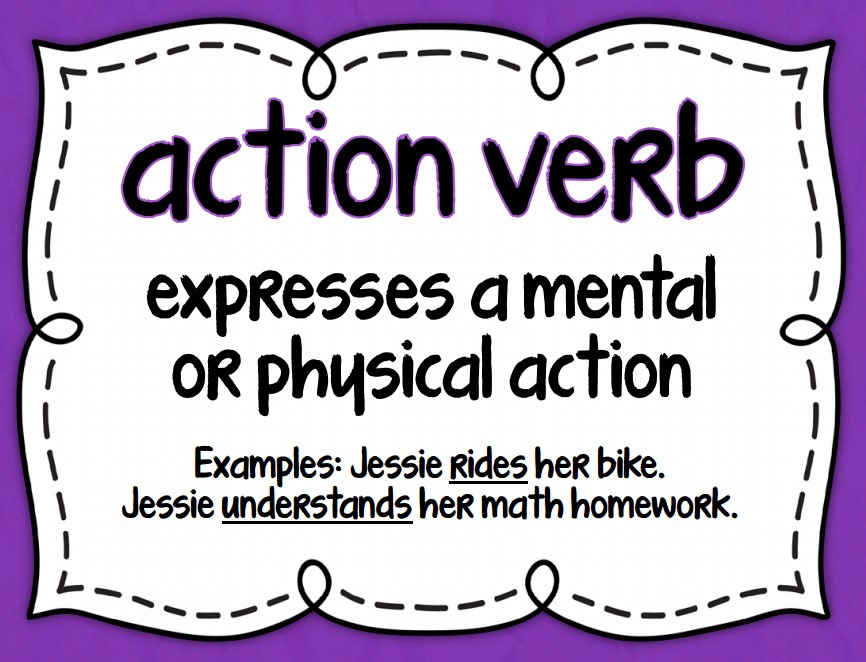 9. ACTION WORDS