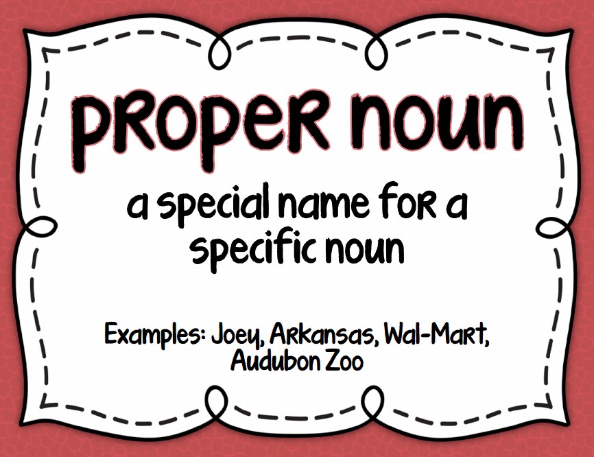 PROPER NOUN