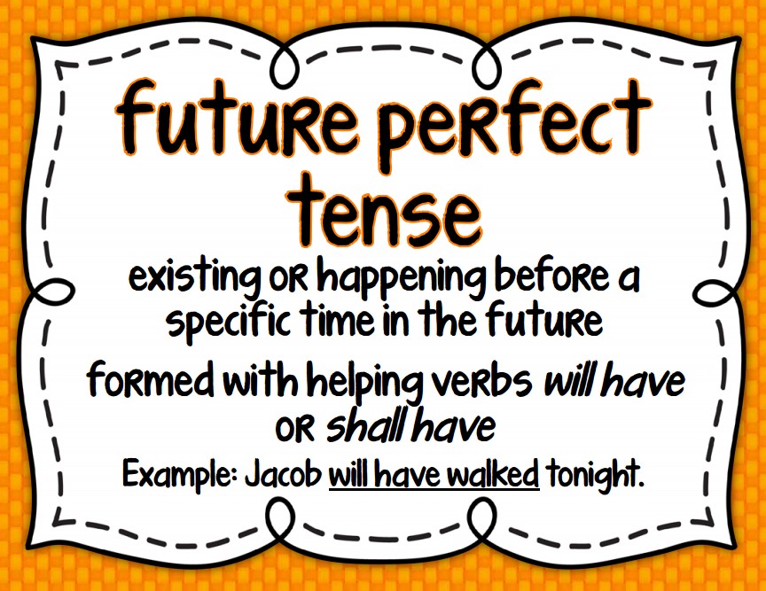 future perfect tense