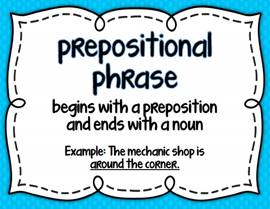 prepositional phrase