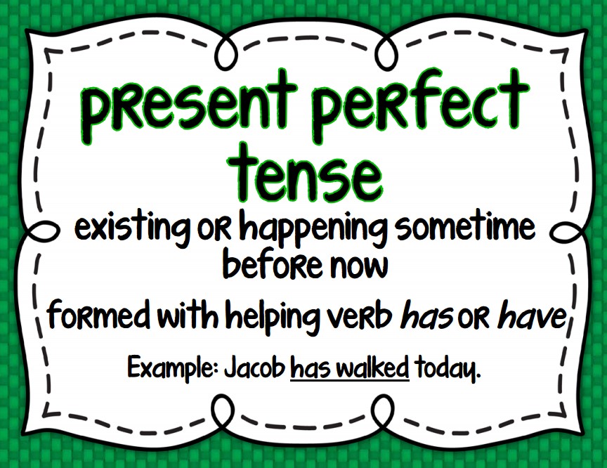 present perfect tense