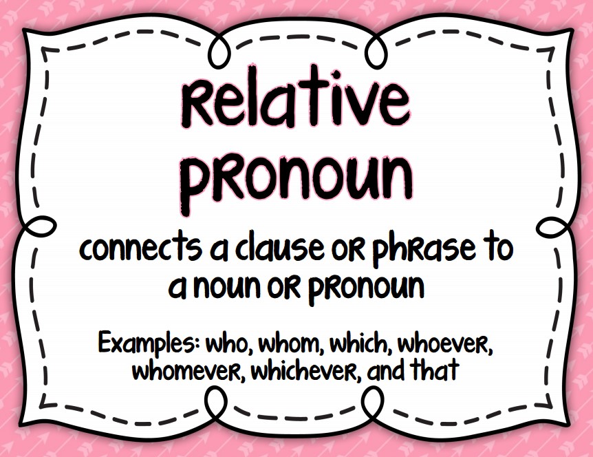 relative pronoun